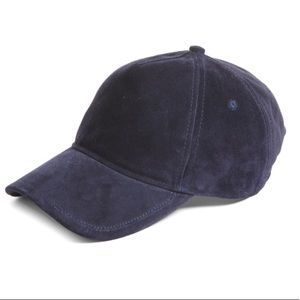 Rag & Bone Suede Marilyn Baseball Cap- baby